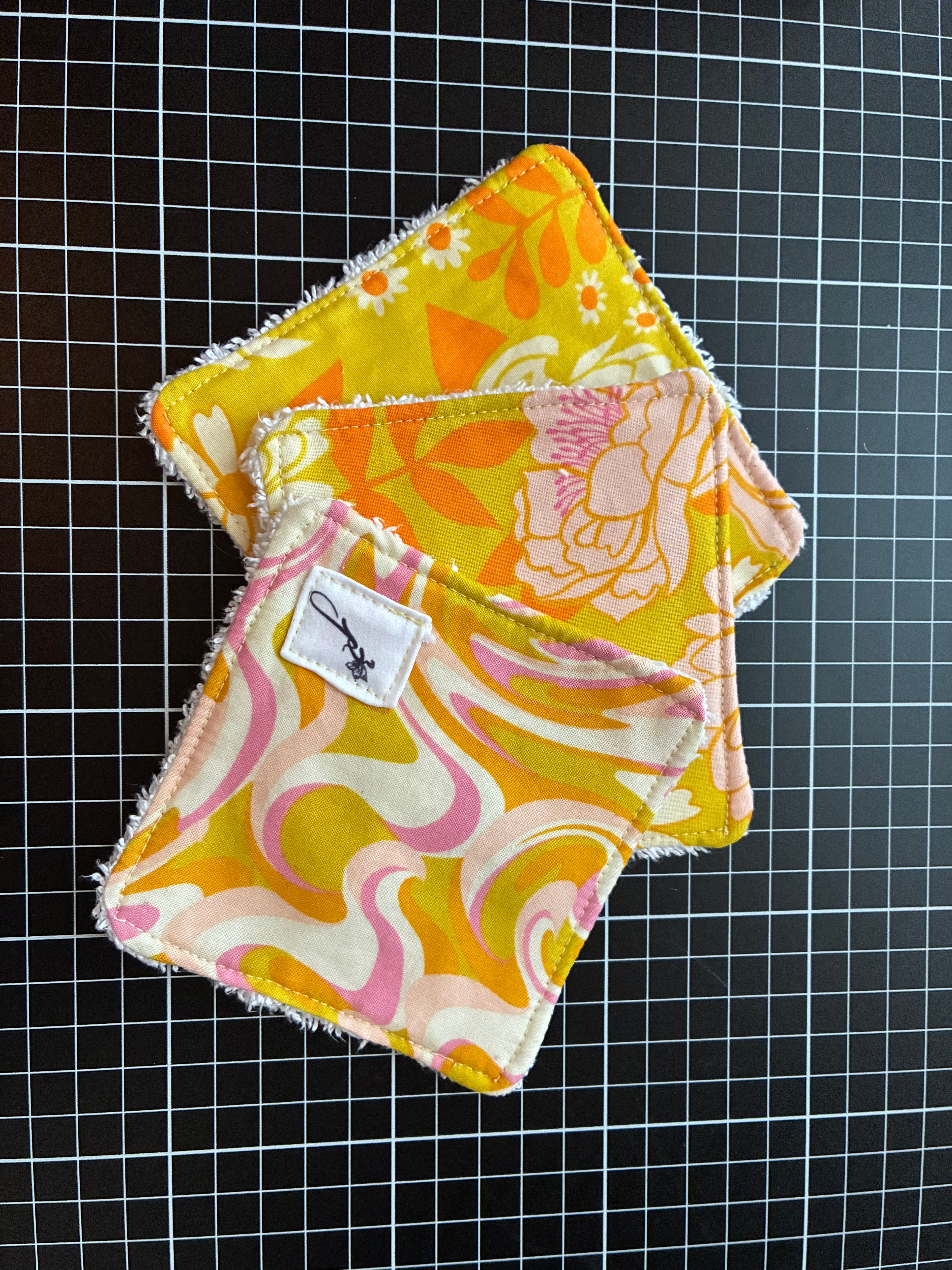 3 pack small face washers