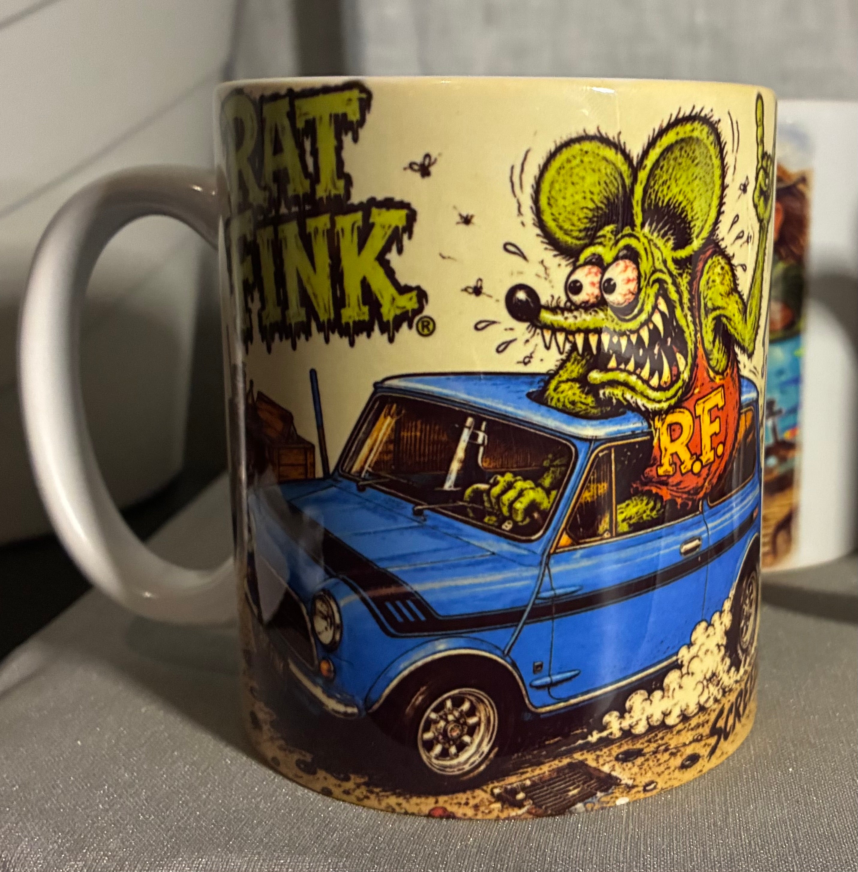cartoon mugs