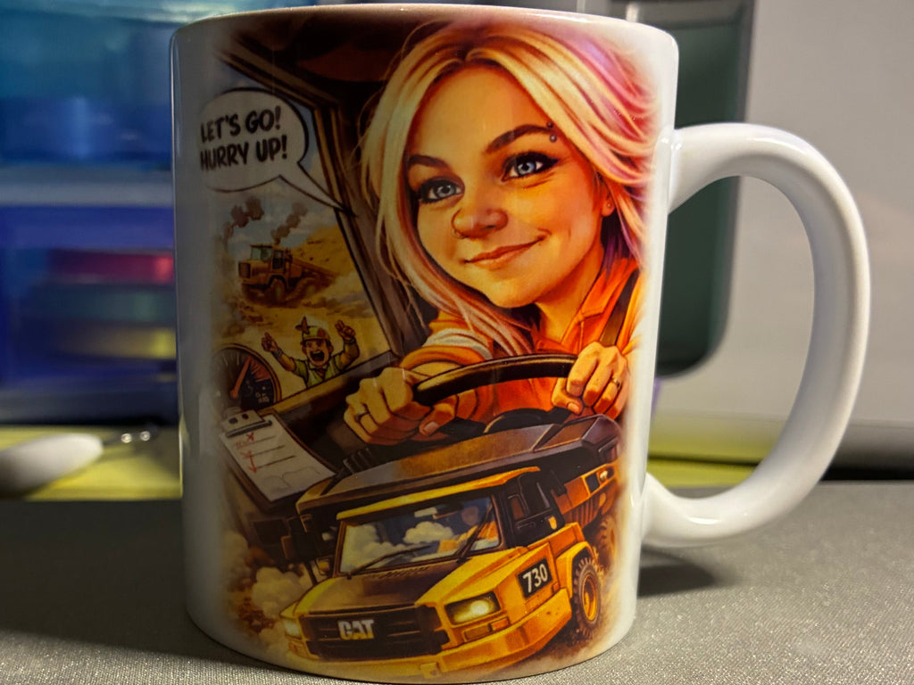 cartoon mugs