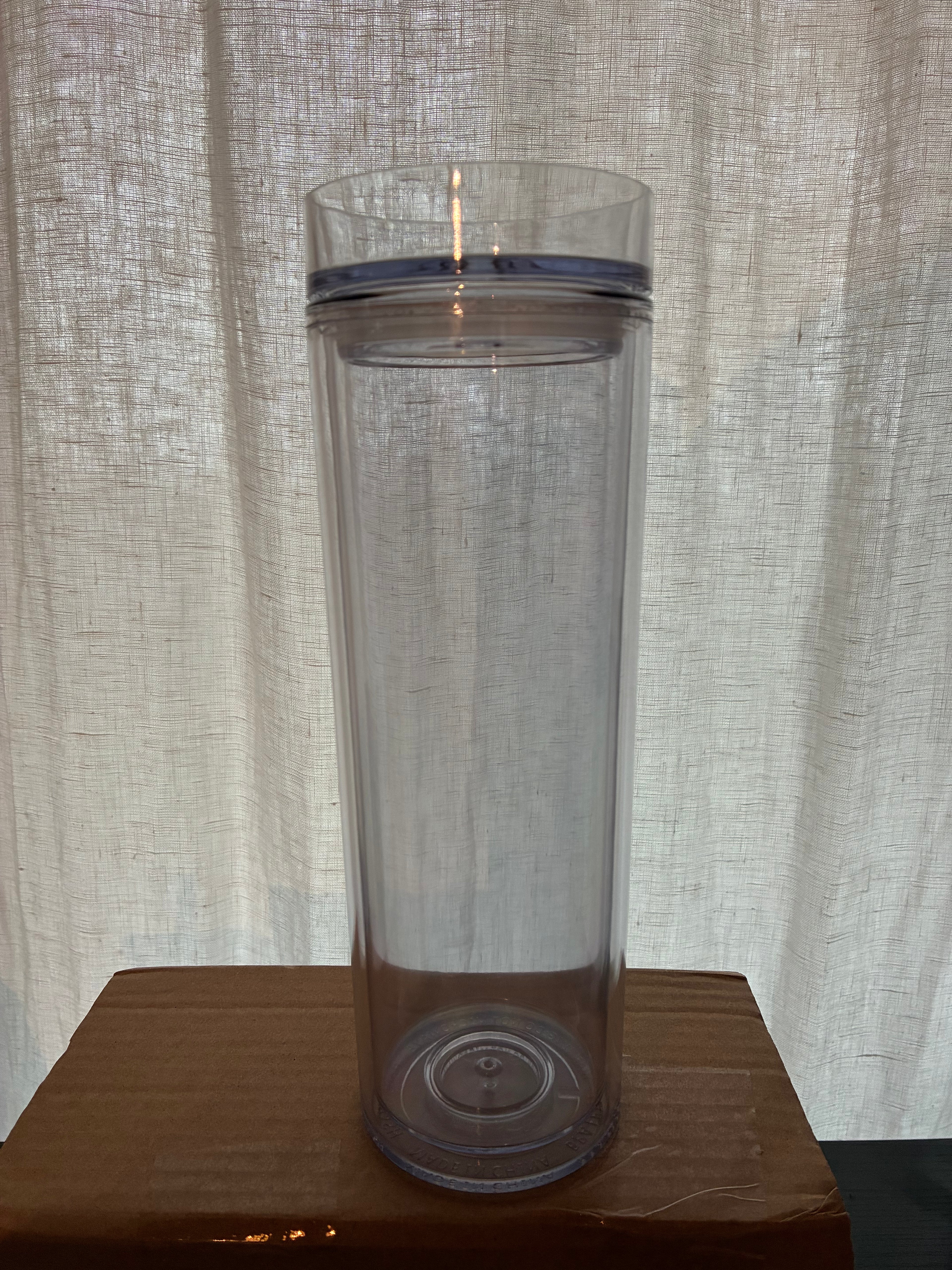 Plastic double walled tumblers