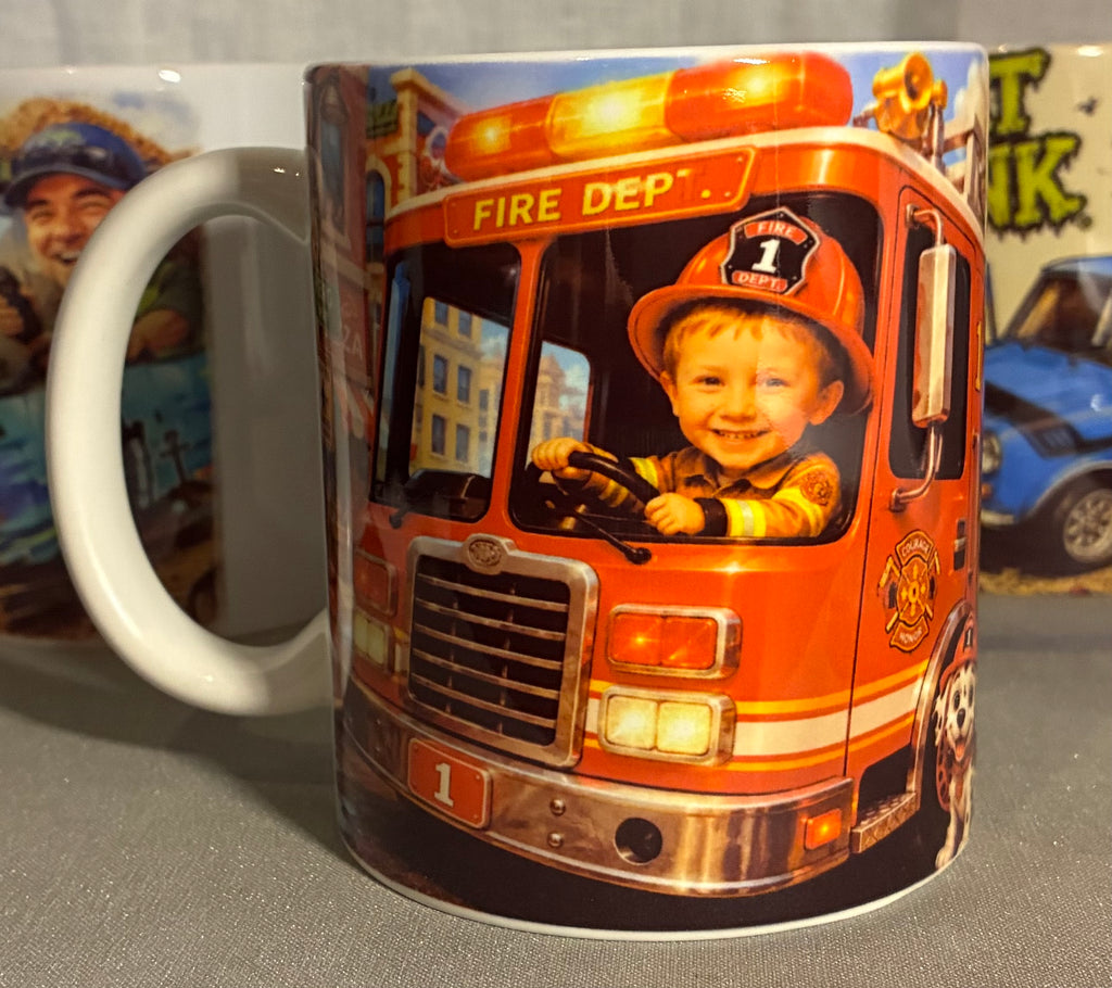 cartoon mugs